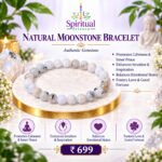 Natural Moonstone Bracelet – Authentic Gemstone for Calmness, Inner Peace, Intuition & Good Fortune