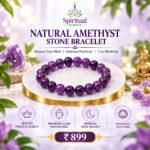 Natural Amethyst Stone Bracelet – Balance Your Mind, Embrace Positivity & Live Mindfully