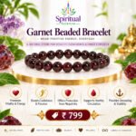 Garnet Beaded Bracelet – Wear Positive Energy, Vitality, Confidence & Inner Strength