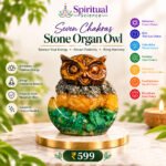 Seven Chakras Stone Organ Owl – Balance Your Energy, Attract Positivity & Bring Harmony